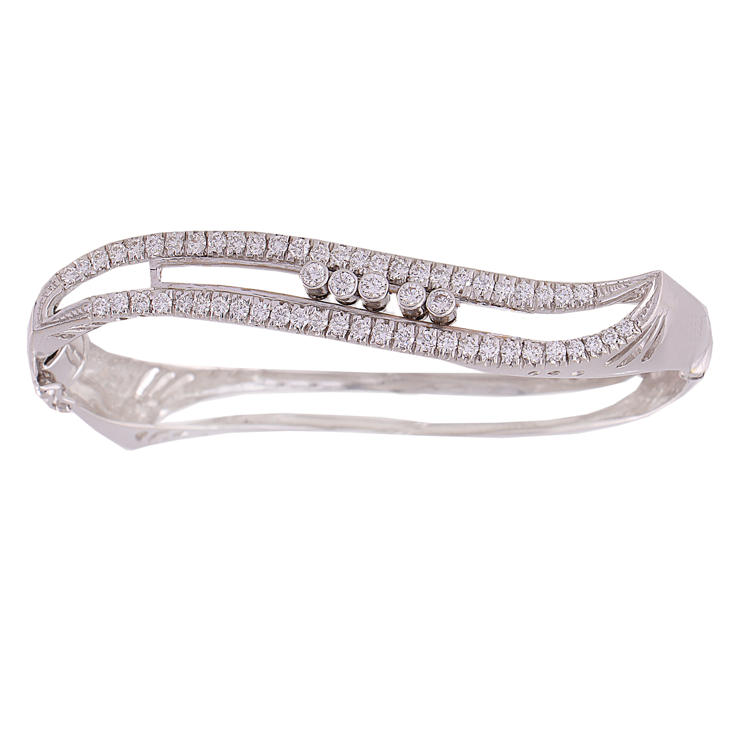 18ct White Gold Black Diamond Tennis Bracelet – Linneys Jewellery